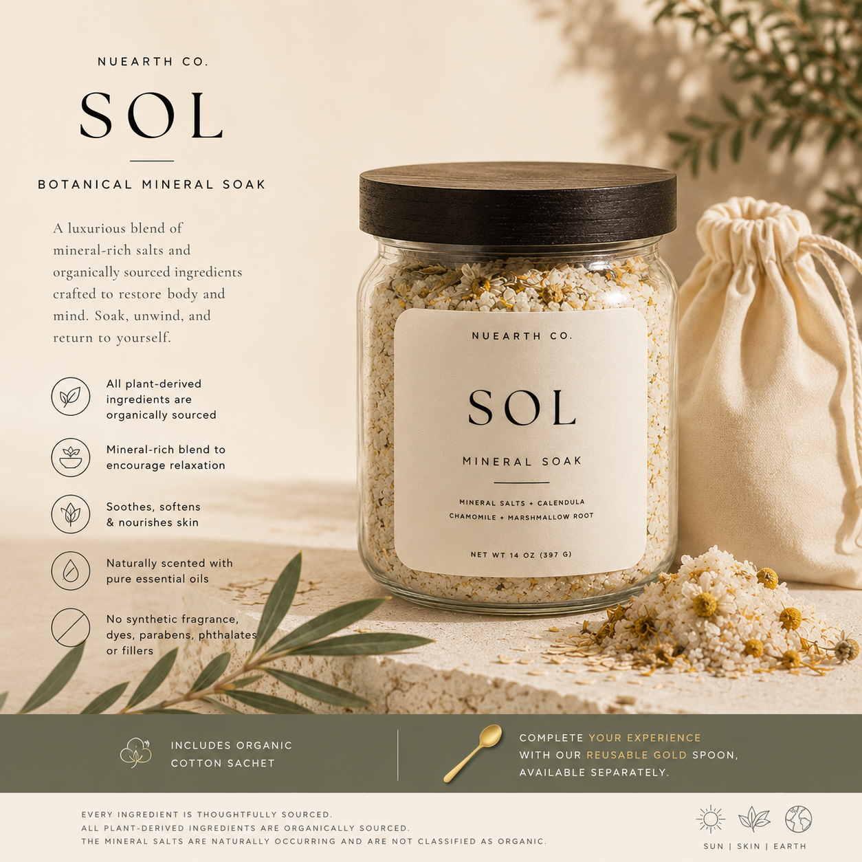 SOL Botanical Mineral Soak